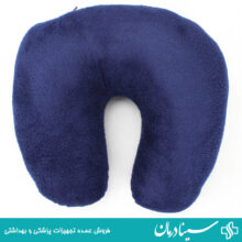 بالش گردنی مسافرتی الماس شهر طرح مخمل travel pillow