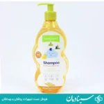 خرید شامپو بچه بیبی لند 500ml شامپو پروتئینه موی سر کودک جوانه گندم babyland 2