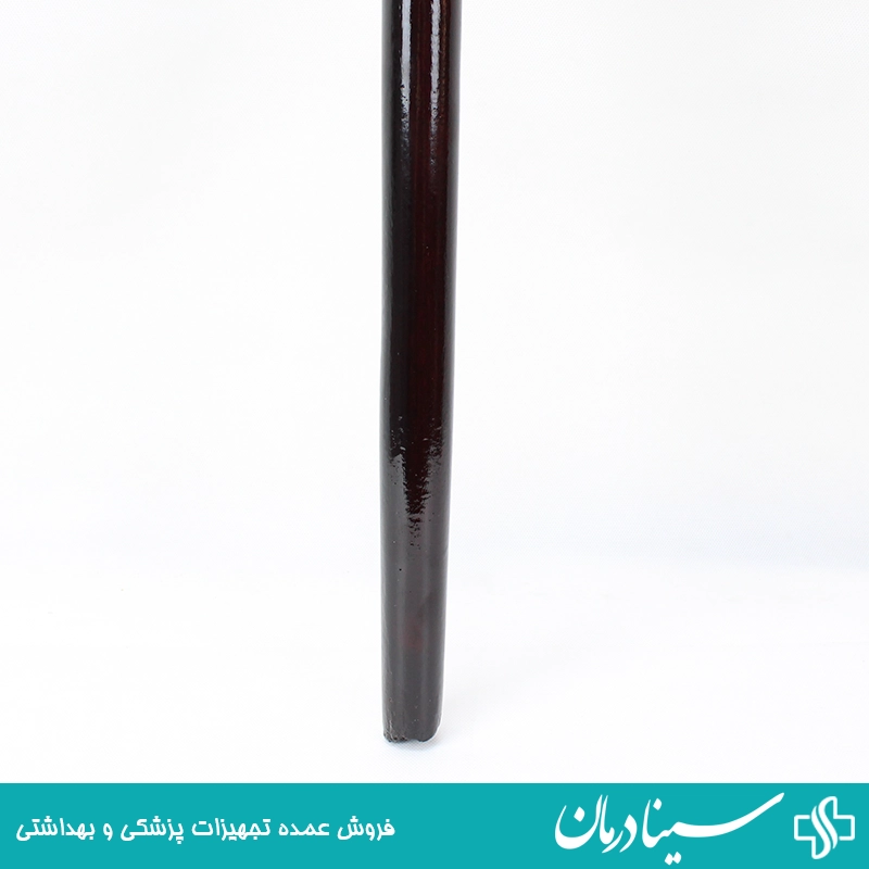 عصای-چوبی-قهوه-ای-شلاله-با-قد-استاندارد-94-سانتی-متر