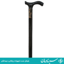 عصای چوبی کد 17چوب سفید 93 سانت عصا چوبی پیاده روی