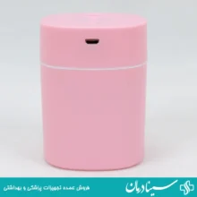 دستگاه رطوبت ساز و بخور سرد کوچک صورتی 200ml بدون صدا دارای usb