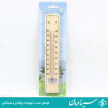 دماسنج محیط جیوه ای بدنه چوبی رنج 40- تا 50+ درجه سانتیگراد