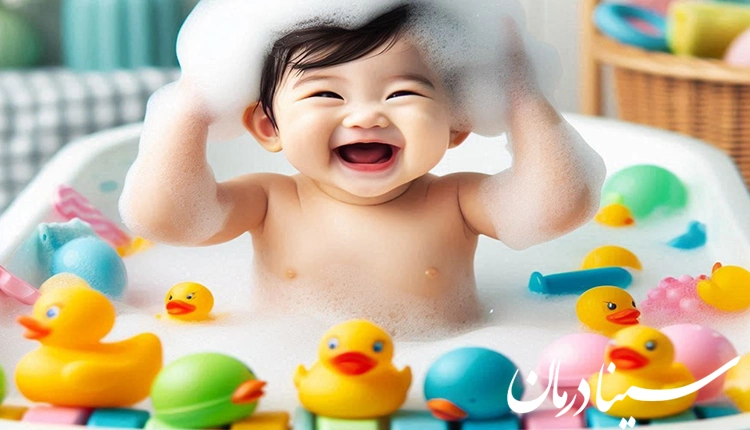 شامپو کودک با مواد آبرسان و نرم‌کننده - سینا درمان