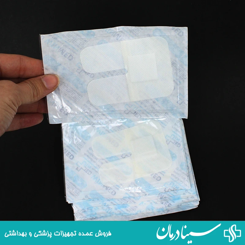 چسب آنژیوکت بیمارستانی وین مد winmed بسته 1 عددی چسب آنژیوکت 8×6 سانتیمتر