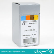 باتری سعک eco 312 بسته 60 عددی باتری سمعک اکو سایز 312