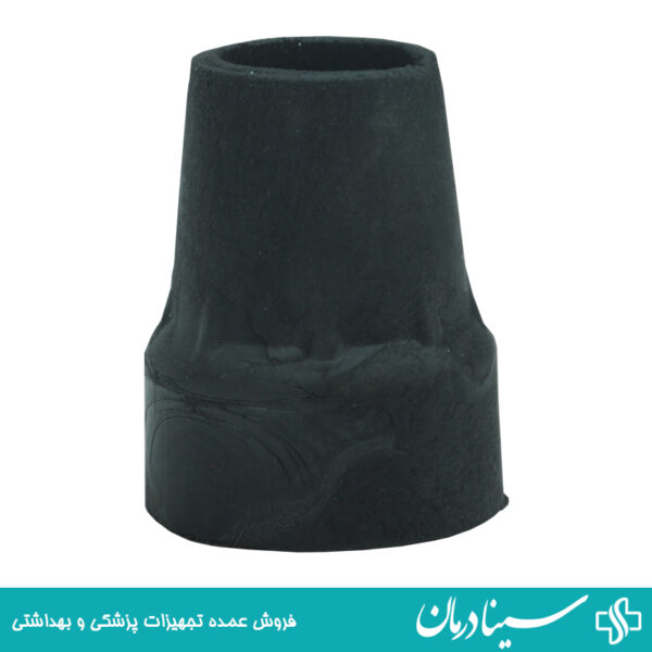 خرید عمده پاشنه عصا کد ۰۱ قطر ۲۱ میلیمتر لاستیک ته عصا لاستیک ته واکر 3