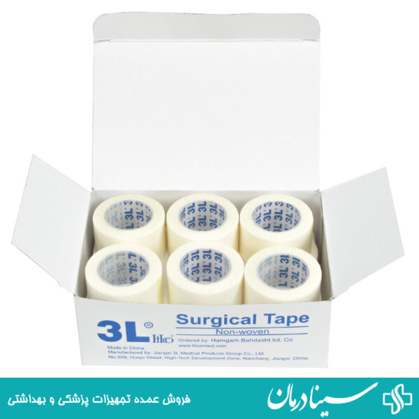 خرید عمده چسب ضد حساسیت کاغذی 3l hico surgical tape چسب جراحی 3l 7