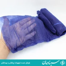 ملحفه 120×220 دو سر کش آبی بسته 6 عددی روتختی یکبار مصرف