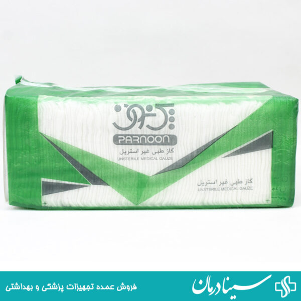 گاز کیلویی پرنون گاز طبی غیر استریل 8 لایه 10x10 وزن 400 گرم 1