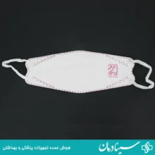 ماسک 5 لایه سه بعدی فست رنگ سفید 25 عددی 5 لایه