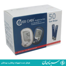 نوار تست قند کلور چک clever chek بسته 50 عددی