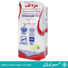 گاز غیر استریل 16 لایه 400 گرم 10×10 گاز کیلویی منزه طب